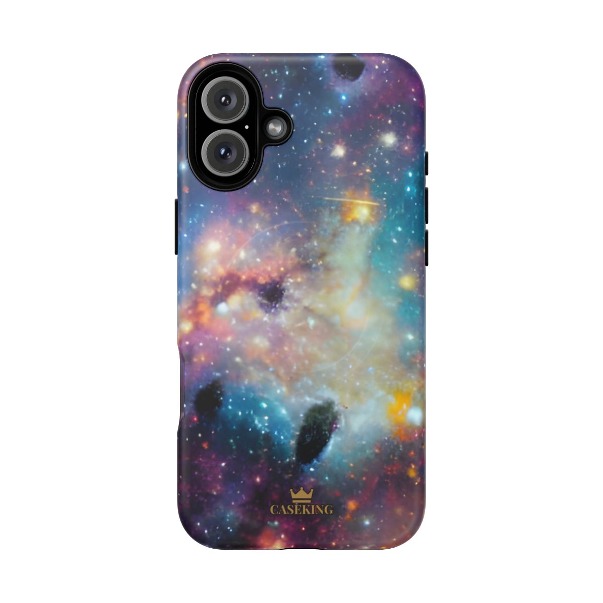 Galaxy Storm MagSafe-compatible tough case on iPhone 16 Plus, matte finish