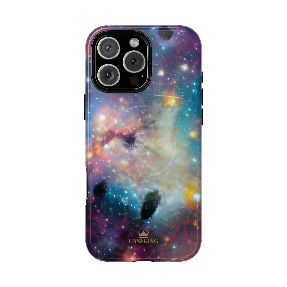 Galaxy Storm MagSafe-compatible tough case on iPhone 16 Pro Max, glossy finish