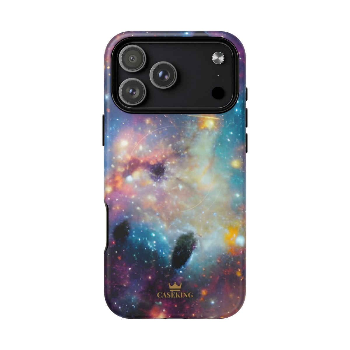 Galaxy Storm MagSafe-compatible tough case on iPhone 17 Pro Max, matte finish