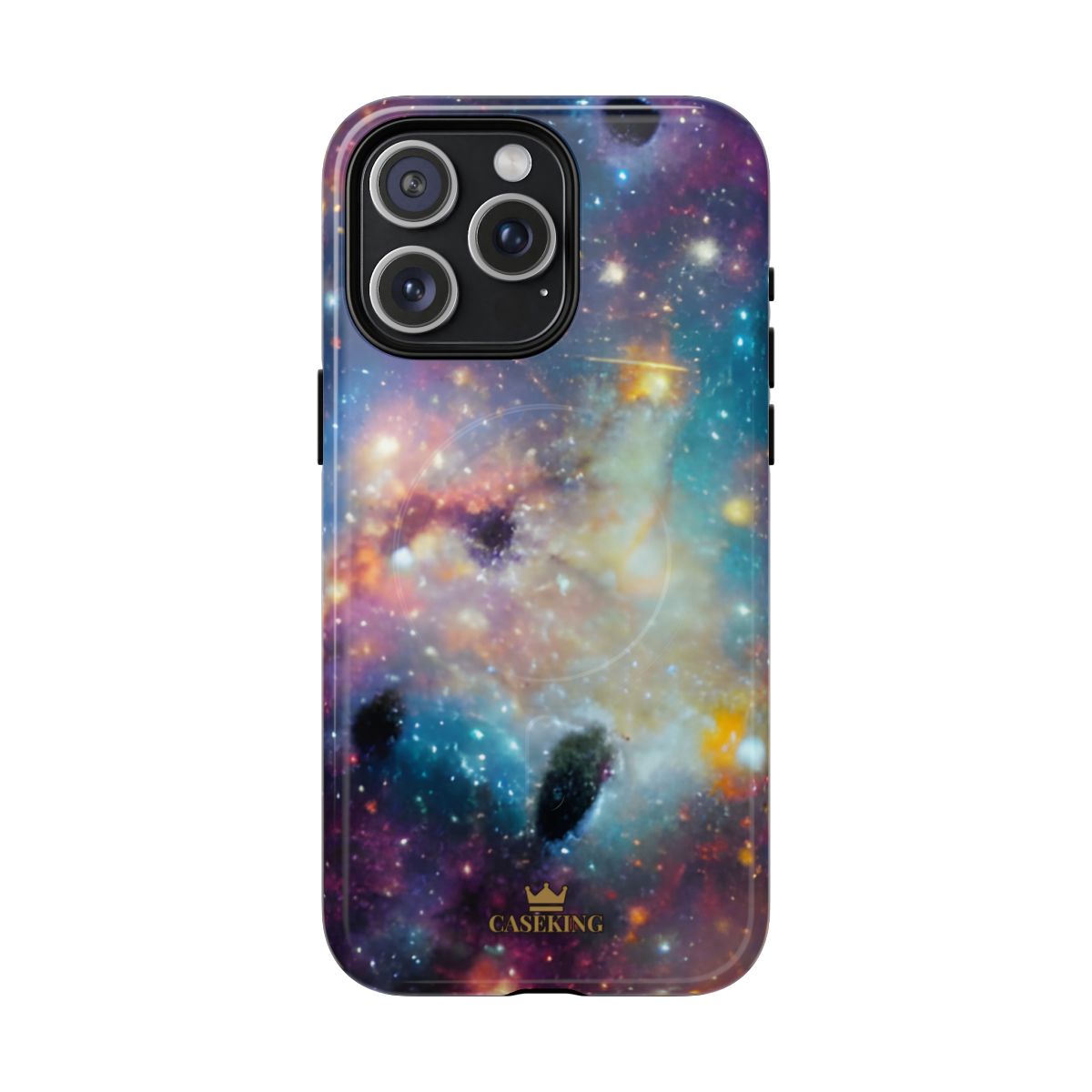 Galaxy Storm MagSafe-compatible tough case on iPhone 15 Pro Max, glossy finish