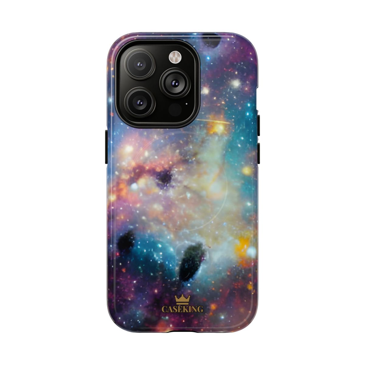 Galaxy Storm MagSafe-compatible tough case on iPhone 14 Pro, glossy finish