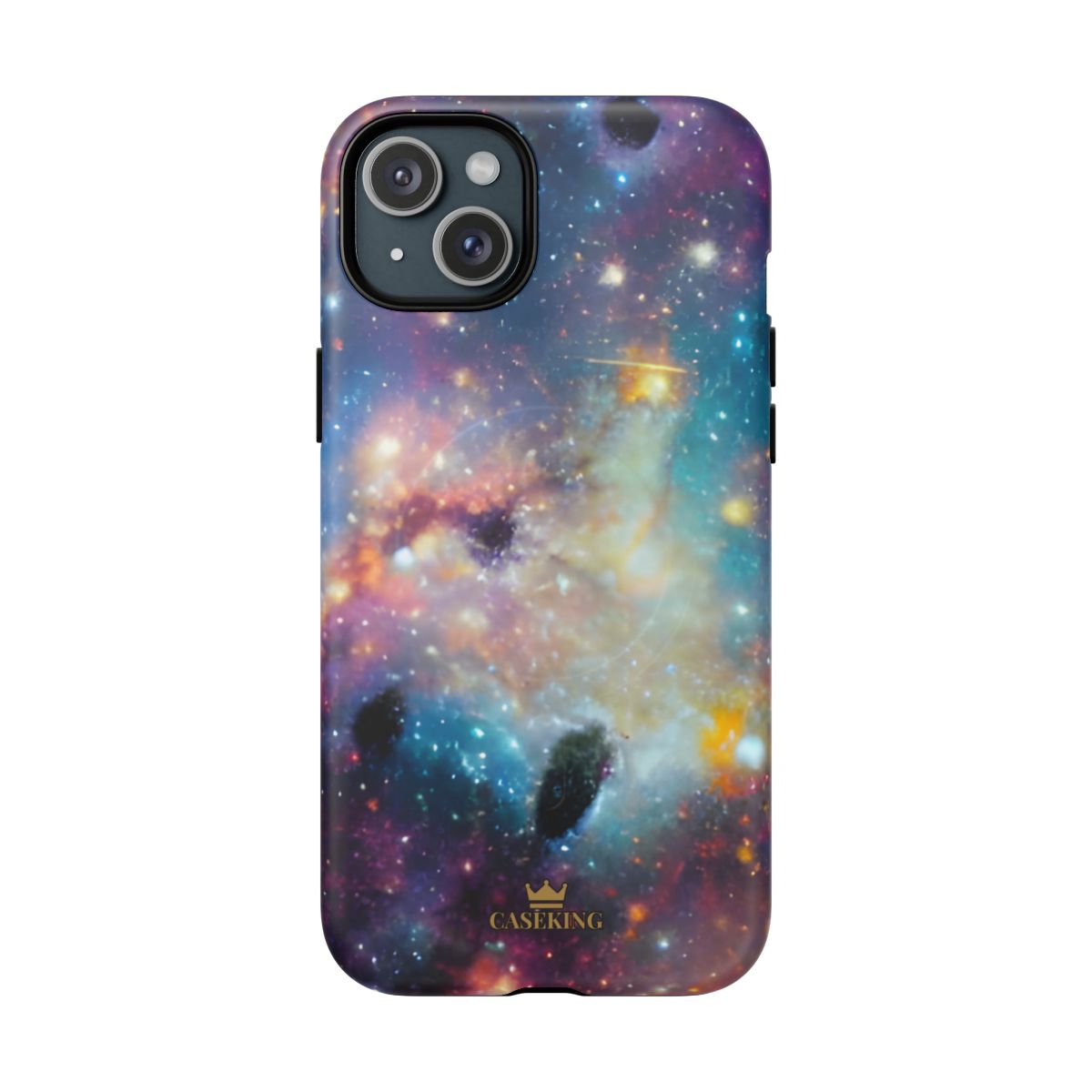 Galaxy Storm MagSafe-compatible tough case on iPhone 15 Plus, matte finish