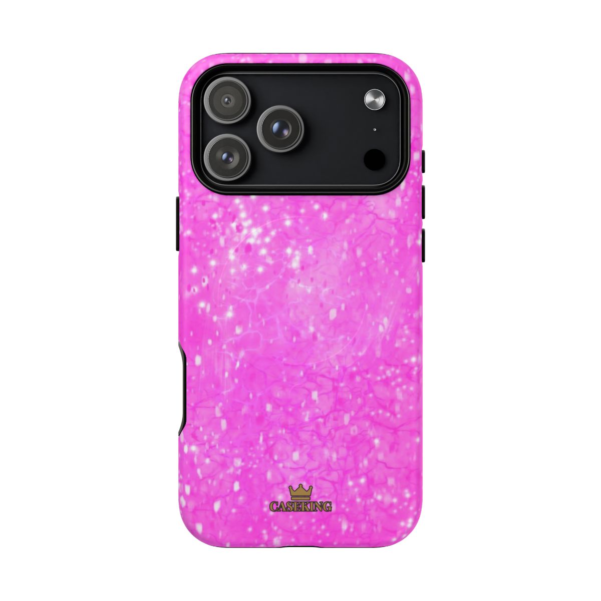 Pink Diamond MagSafe-compatible tough case on iPhone 18 Pro Max, matte finish