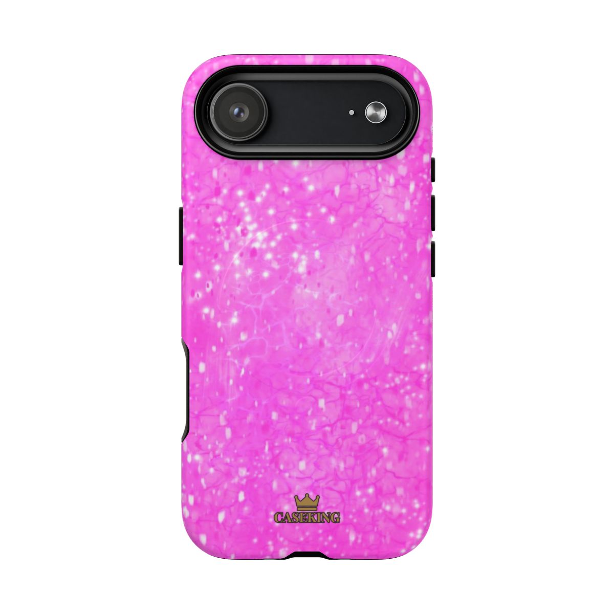 Pink Diamond MagSafe-compatible tough case on iPhone 17 Air, matte finish