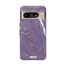 Load image into Gallery viewer, Purple Marble tough case on Pixel 8 Pro, matte finish
