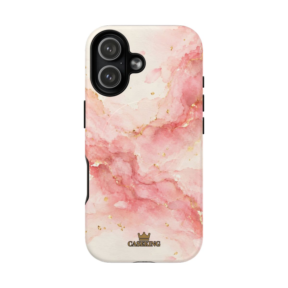 Sakura MagSafe-compatible tough case on iPhone 17, matte finish