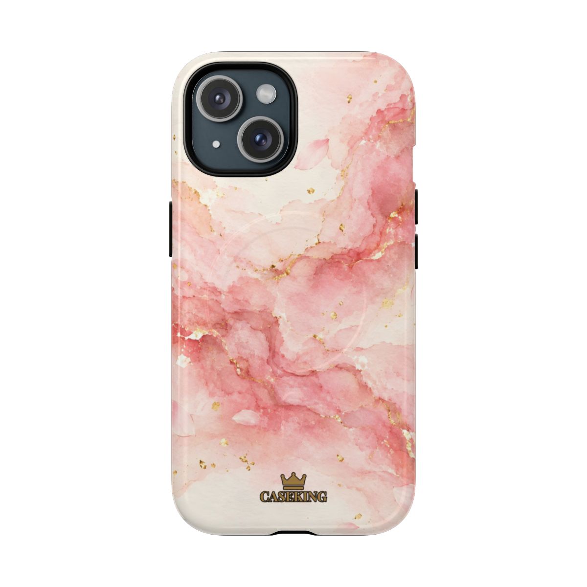 Sakura MagSafe-compatible tough case on iPhone 15, glossy finish