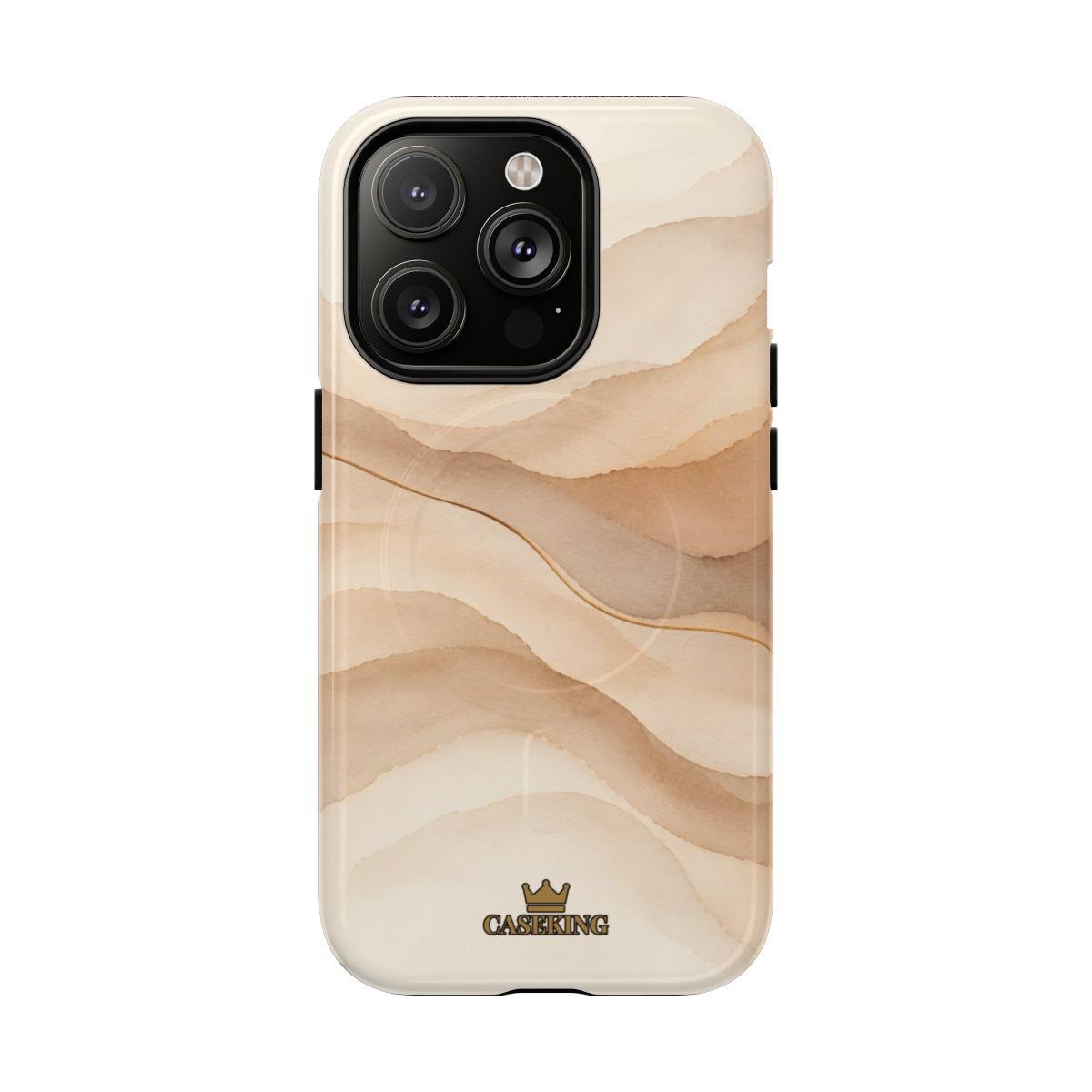 Sand Dune MagSafe-compatible tough case on iPhone 14 Pro, glossy finish