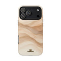 Sand Dune MagSafe-compatible tough case on iPhone 18 Pro Max, glossy finish