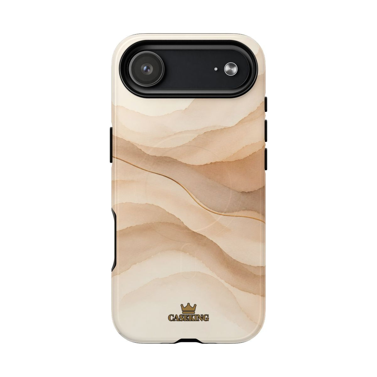 Sand Dune MagSafe-compatible tough case on iPhone 17 Air, glossy finish