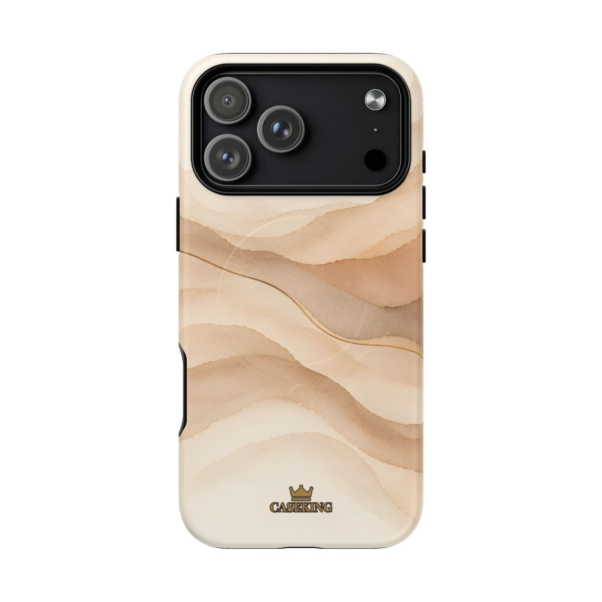 Sand Dune MagSafe-compatible tough case on iPhone 18 Pro Max, matte finish