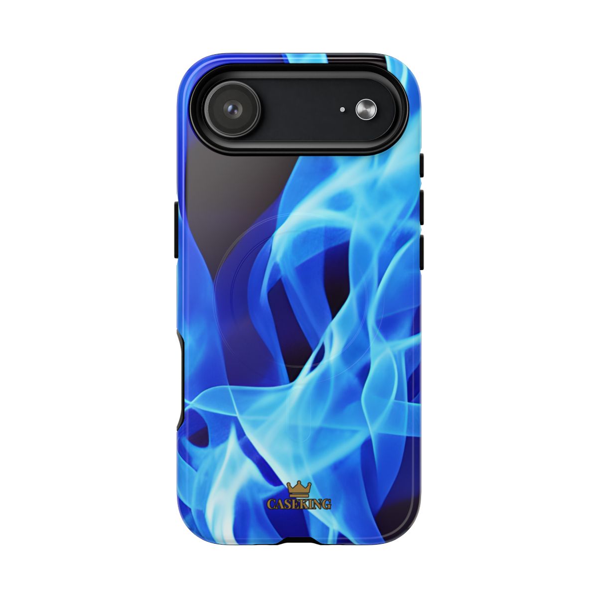 Sapphire Heat MagSafe-compatible tough case on iPhone 17 Air, glossy finish
