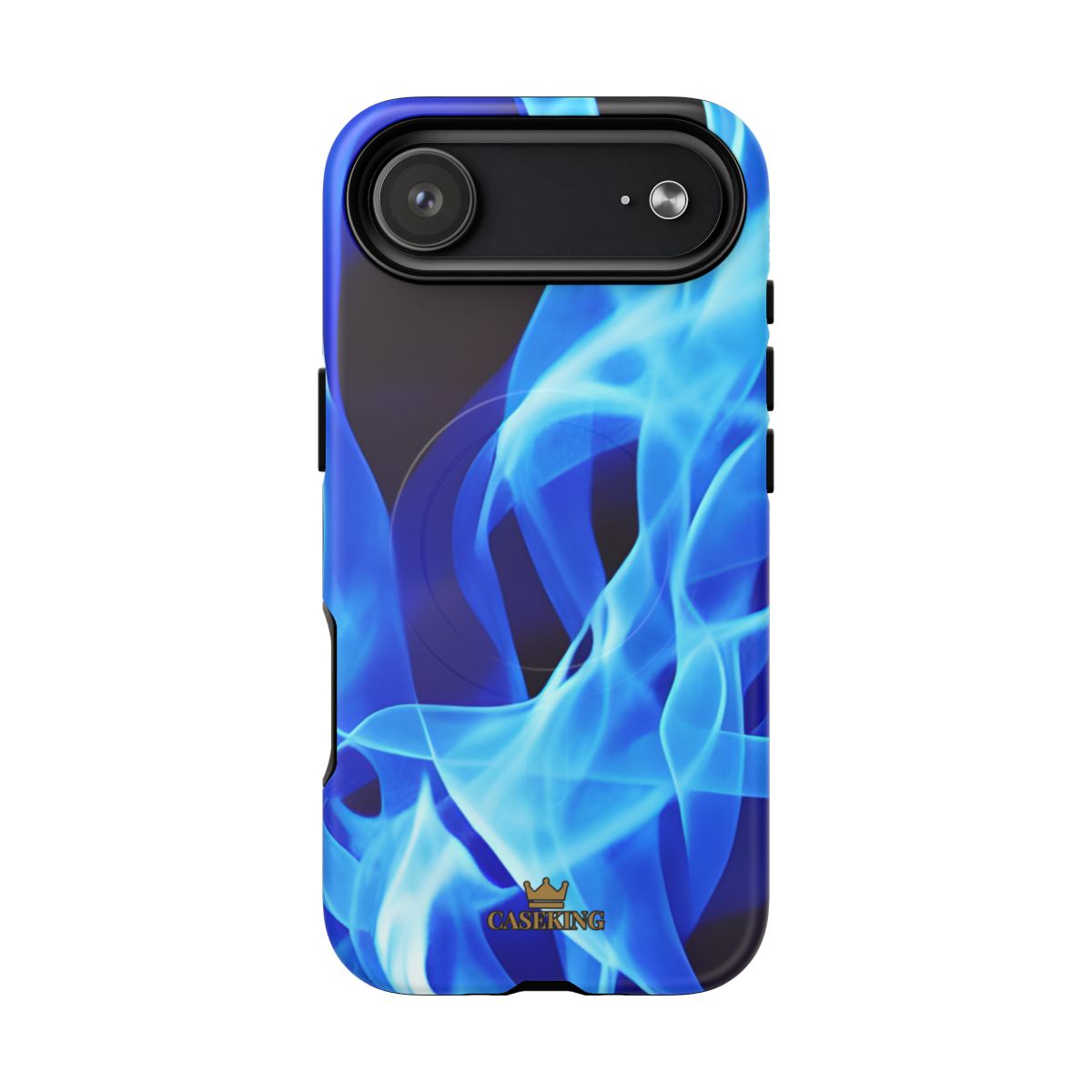 Sapphire Heat MagSafe-compatible tough case on iPhone 17 Air, matte finish