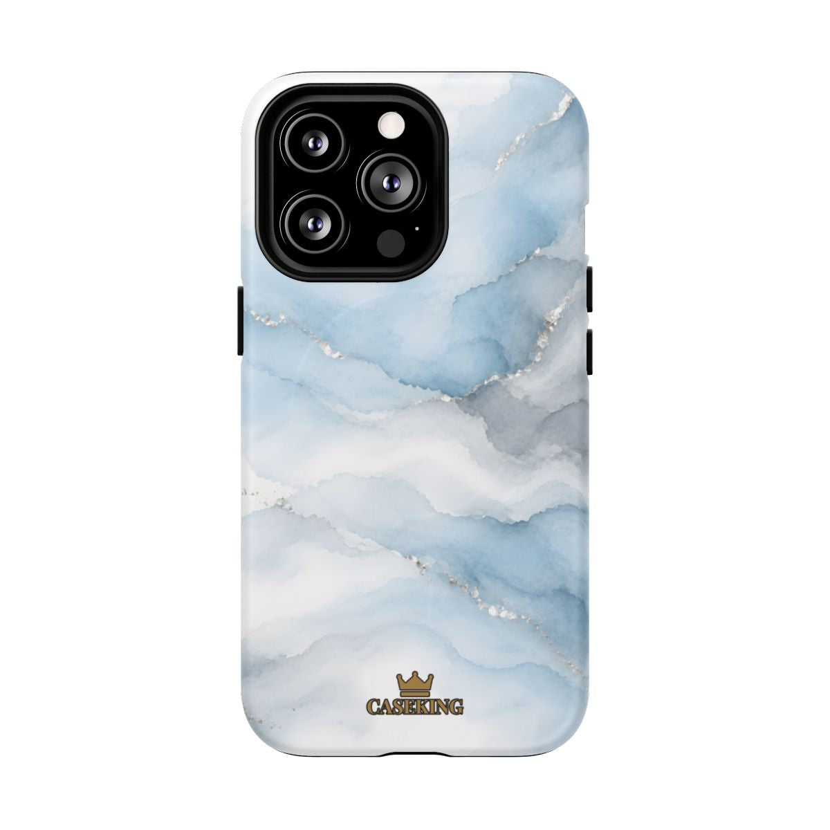 Sky Mist MagSafe-compatible tough case on iPhone 13 Pro, matte finish