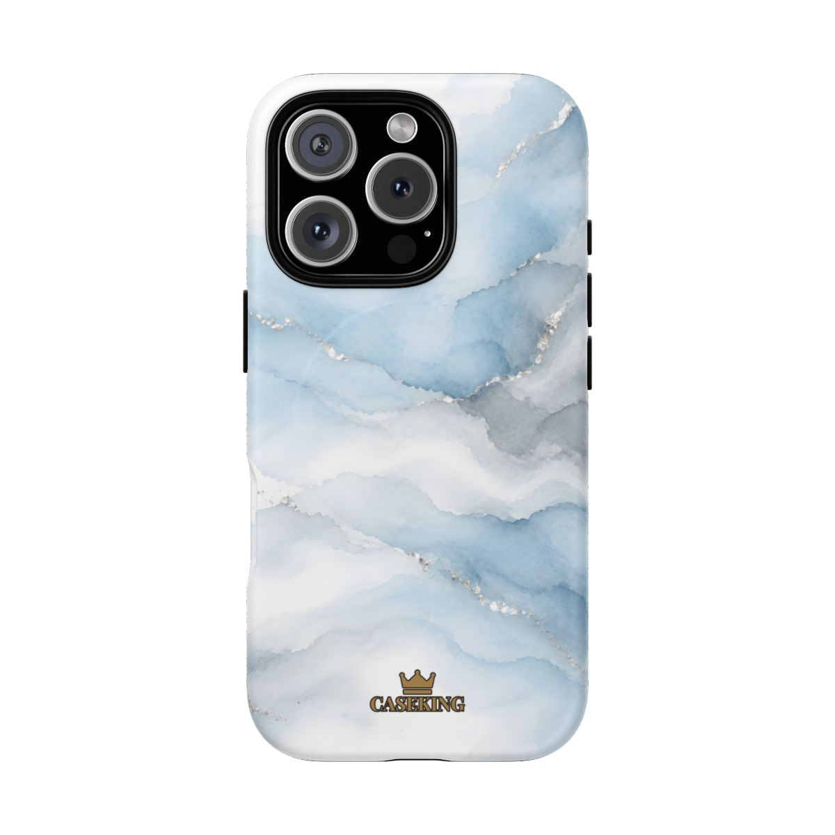 Sky Mist MagSafe-compatible tough case on iPhone 16 Pro, matte finish