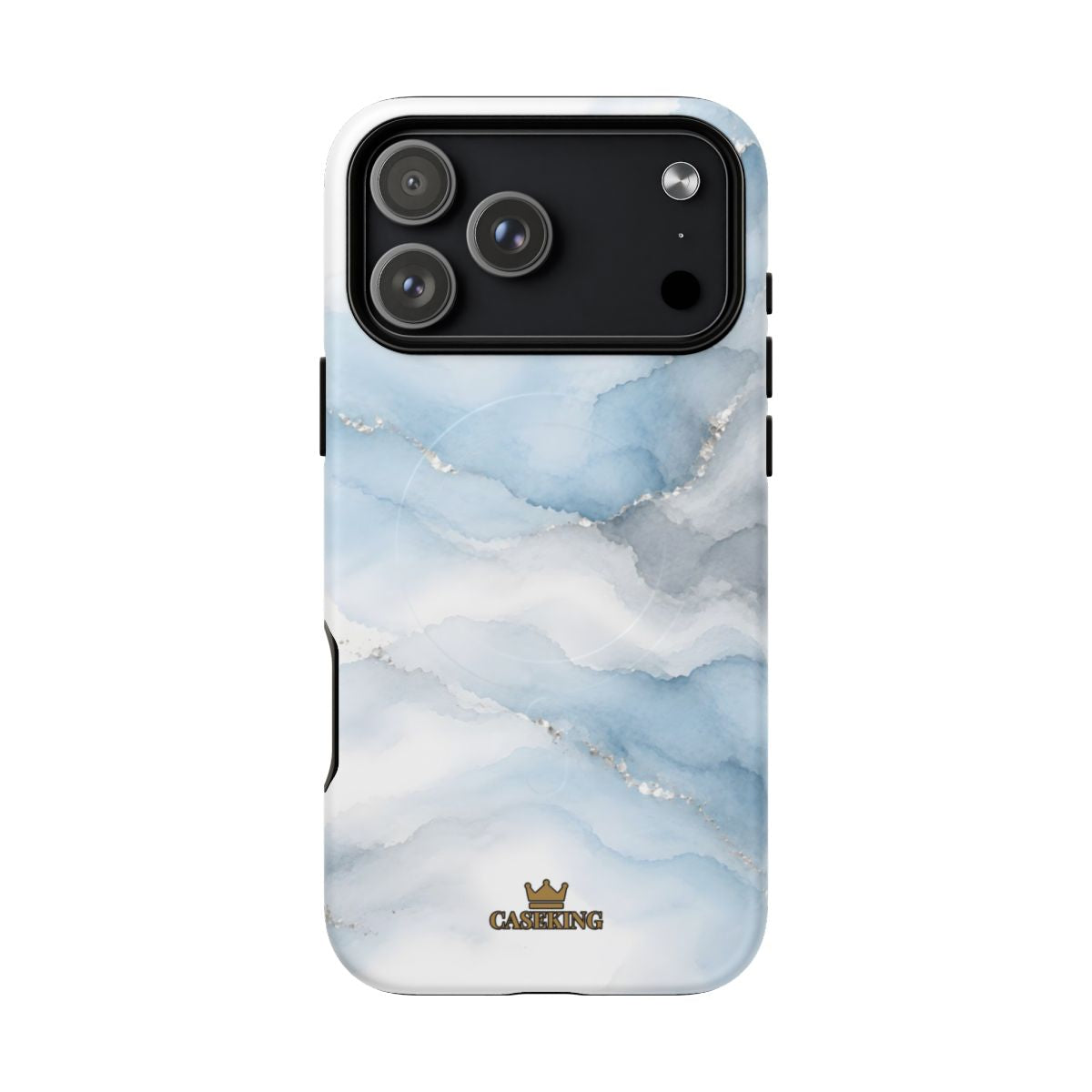 Sky Mist MagSafe-compatible tough case on iPhone 18 Pro Max, matte finish