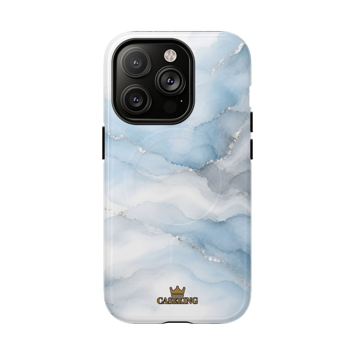 Sky Mist MagSafe-compatible tough case on iPhone 14 Pro, glossy finish