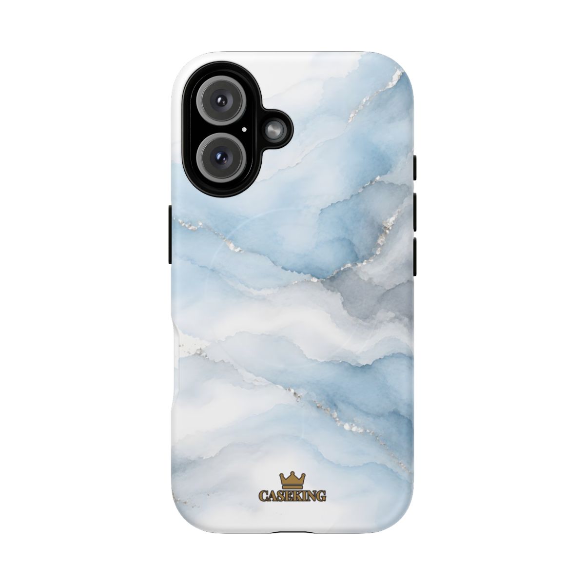 Sky Mist MagSafe-compatible tough case on iPhone 16, matte finish