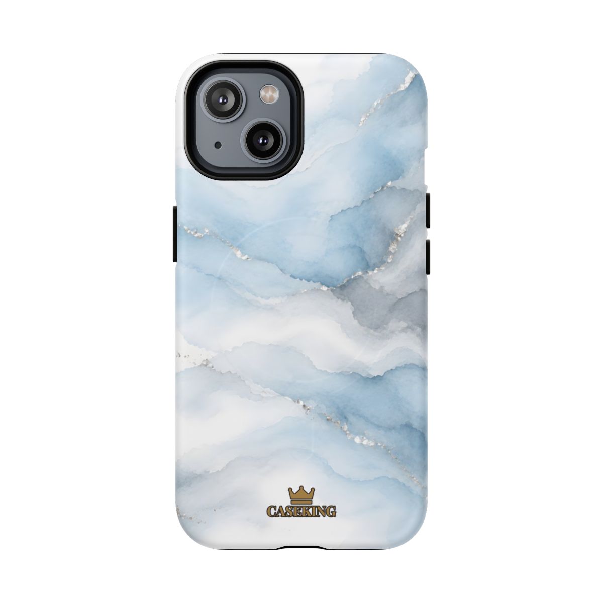 Sky Mist MagSafe-compatible tough case on iPhone 14, matte finish