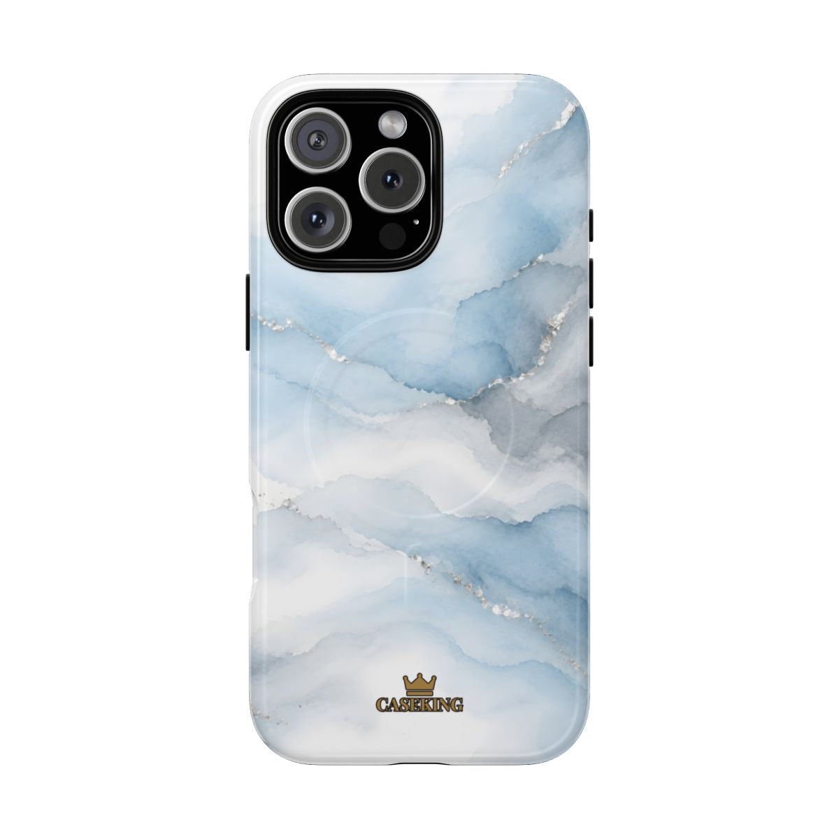 Sky Mist MagSafe-compatible tough case on iPhone 16 Pro Max, glossy finish