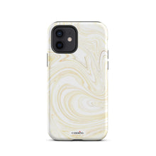Load image into Gallery viewer, White &amp; Gold Marble- iPhone Case
